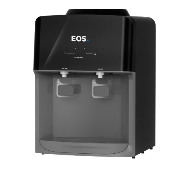 Bebedouro de Mesa para Garrafão EOS Mineralle Preto EBE03P