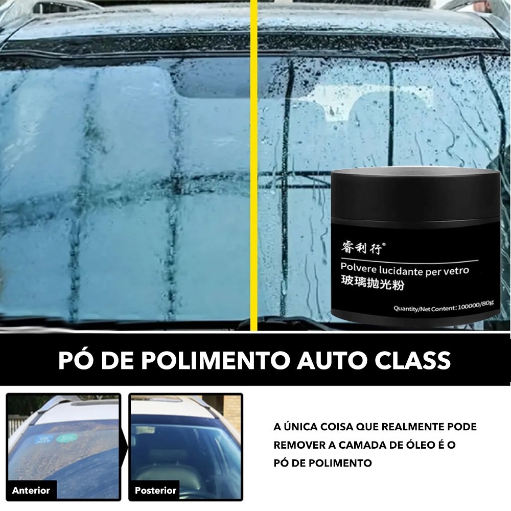 Pó Removedor De Arranhões E Polidor De Vidro De Carro , Remove Filme De Óleo