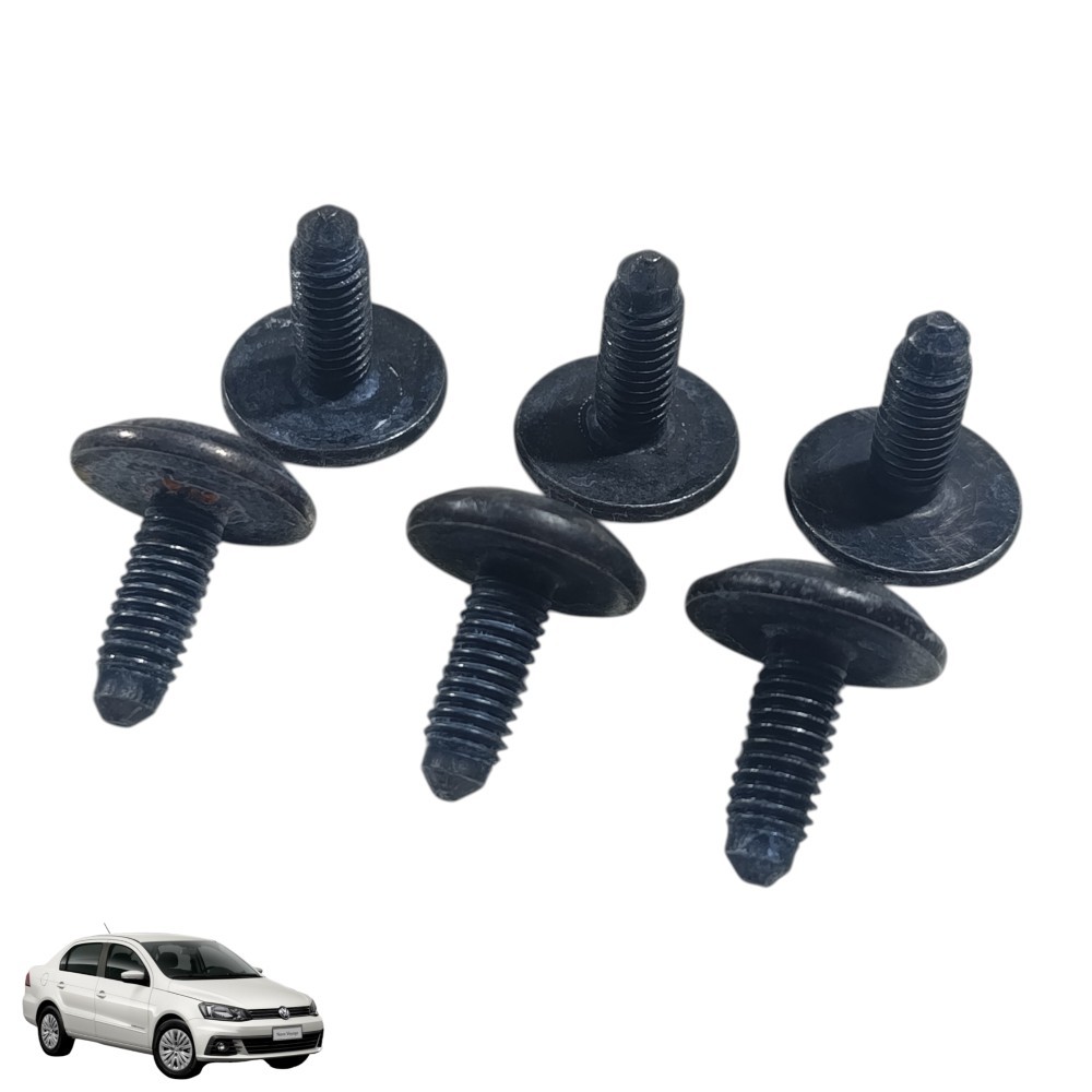 Kit Parafusos Guia Parachoque Traseiro Vw Voyage 2013 A 2016