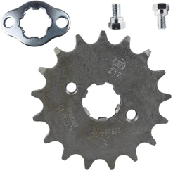 Pinhão de transmissão relação 17 dentes 428 CG125 CG150 CG160 Fan Titan Start Sport NXR125 NXR150 NXR160 Bros XRE190