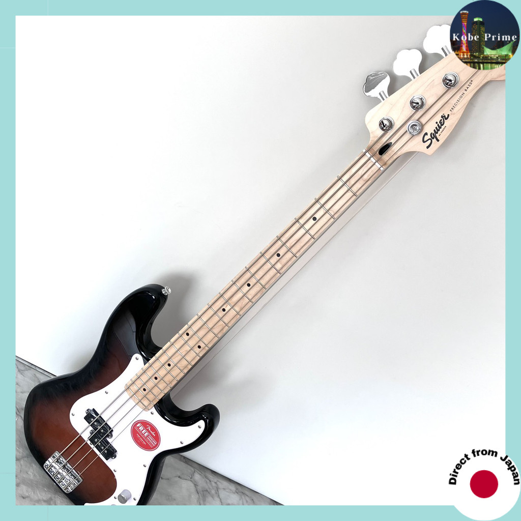 FENDER Squier Sonic™ Precision Bass® Electric Bass Guitar with Soft Case - Multiple Color Options Available