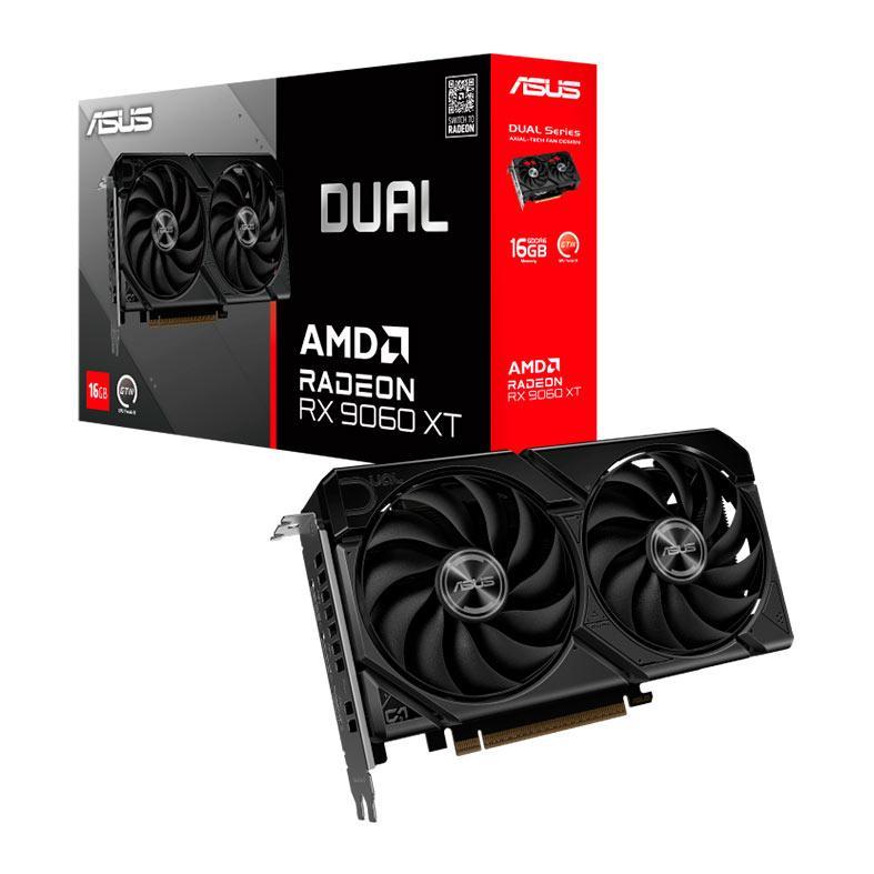 Placa de Video Asus Radeon RX 9060 XT Dual, 16GB, GDDR6, 128-bit, DUAL-RX9060XT-