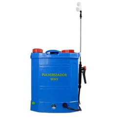PULVERIZADOR DE JARDIM MOCHILA DE PRESSÃO A BATERIA IMPORTWAY 20L AZUL ESCURO