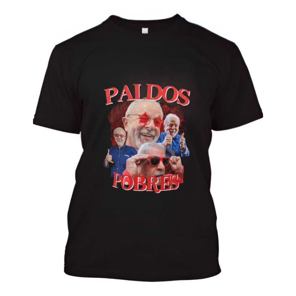 Camiseta  Presidente Lula Companheiro Filho Do Brasil Politica Pai dos pobres