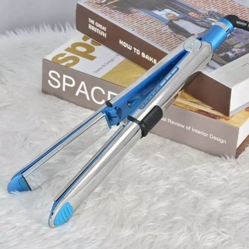 Prancha de Cabelo e Chapinha Super Nano Titanium Optima 3000 BIVOLT Profissional 465° casachic
