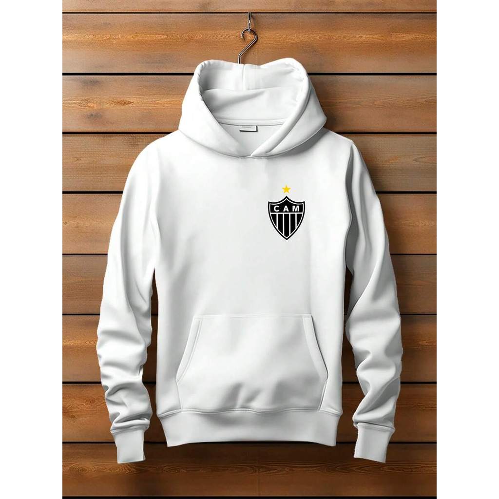 Moletom Canguru Unissex Time Blusa De Frio Flanelado Algodão  Atlético