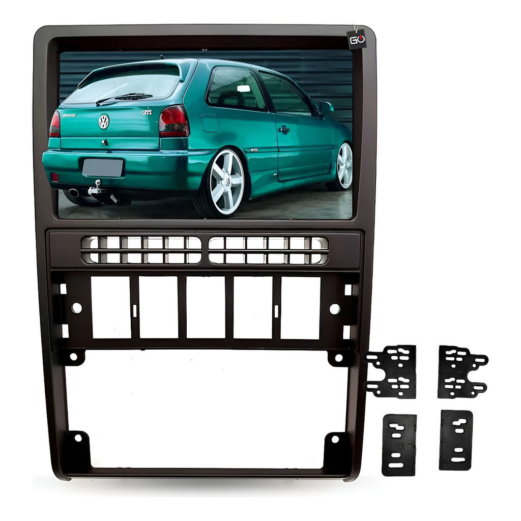 Moldura 2 Din Dvd Multmidia 7p Painel Gol Bola G2 1996-2001