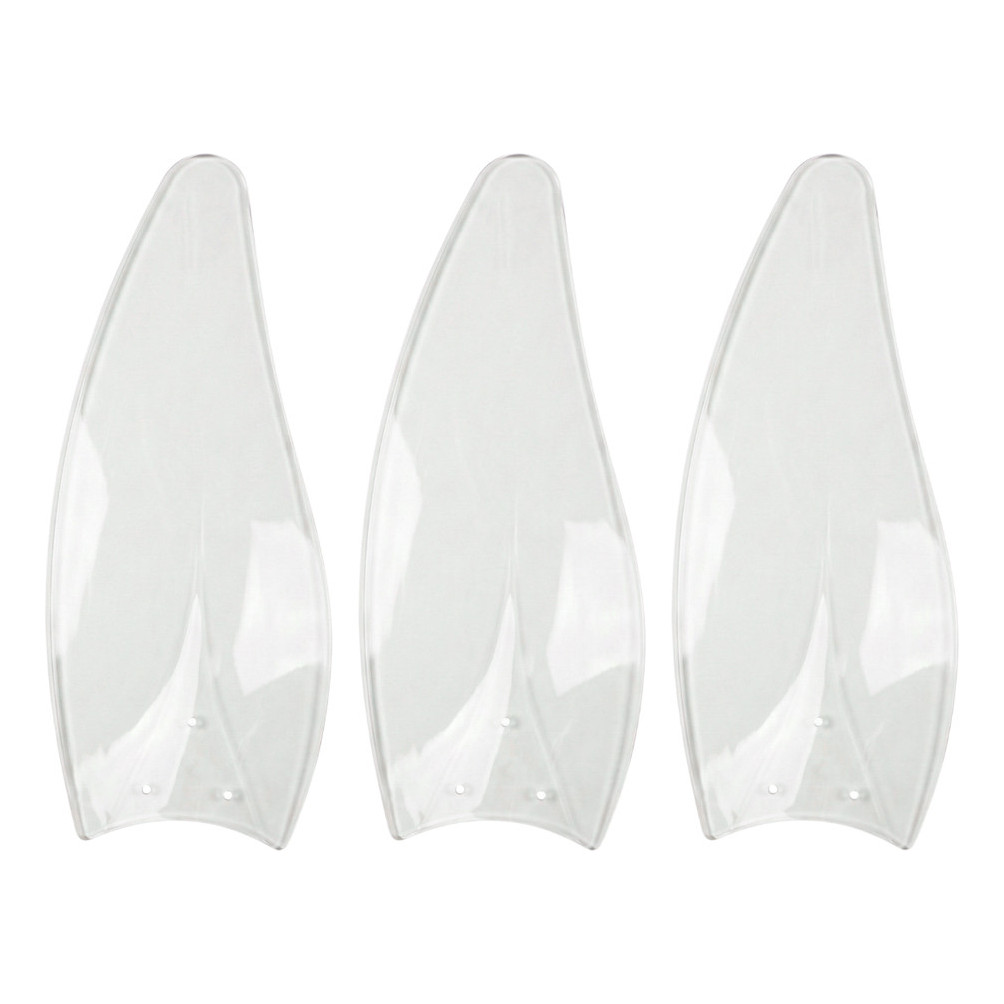 Jogo 3 Pás em Acrílico Transparente (Motor M1-M2) para Ventilador Lorensid – Cristal