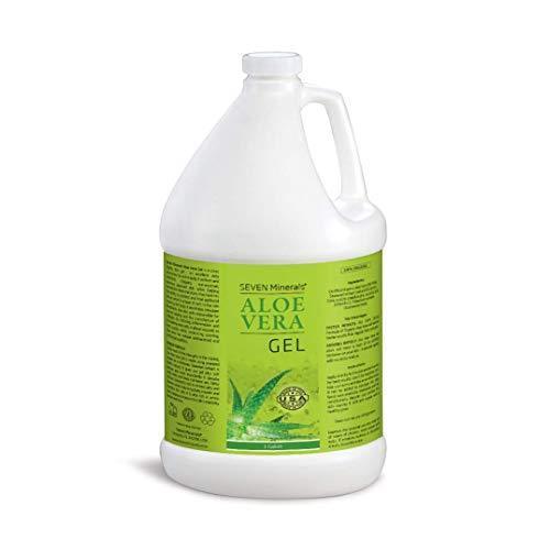 Gel Orgânico De Aloe Vera Seven Minerals Recém-Cortado 100 % Puro-Grande 12 Onças-Mais Alta Qualidade , Texas Grown , Ve