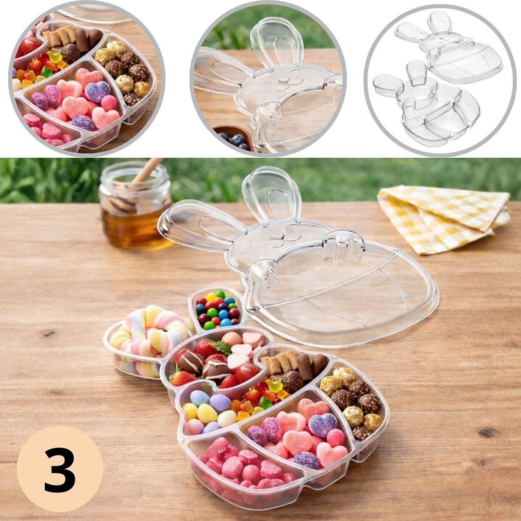 3 FONDUE CAKE BOX PETISQUEIRA COELHO PÁSCOA CRISTAL (BLUE STAR)