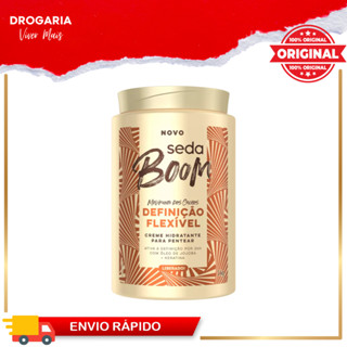 CREME DE PENTEAR SEDA 1000G BOOM DEFINIÇÃO FLEXÍVEL. em Oferta na Shopee