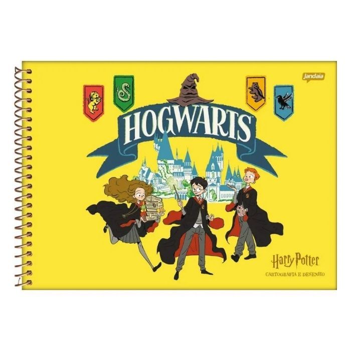 Harry Potter Caderno Cartografia e Desenho 96 fls Jandaia