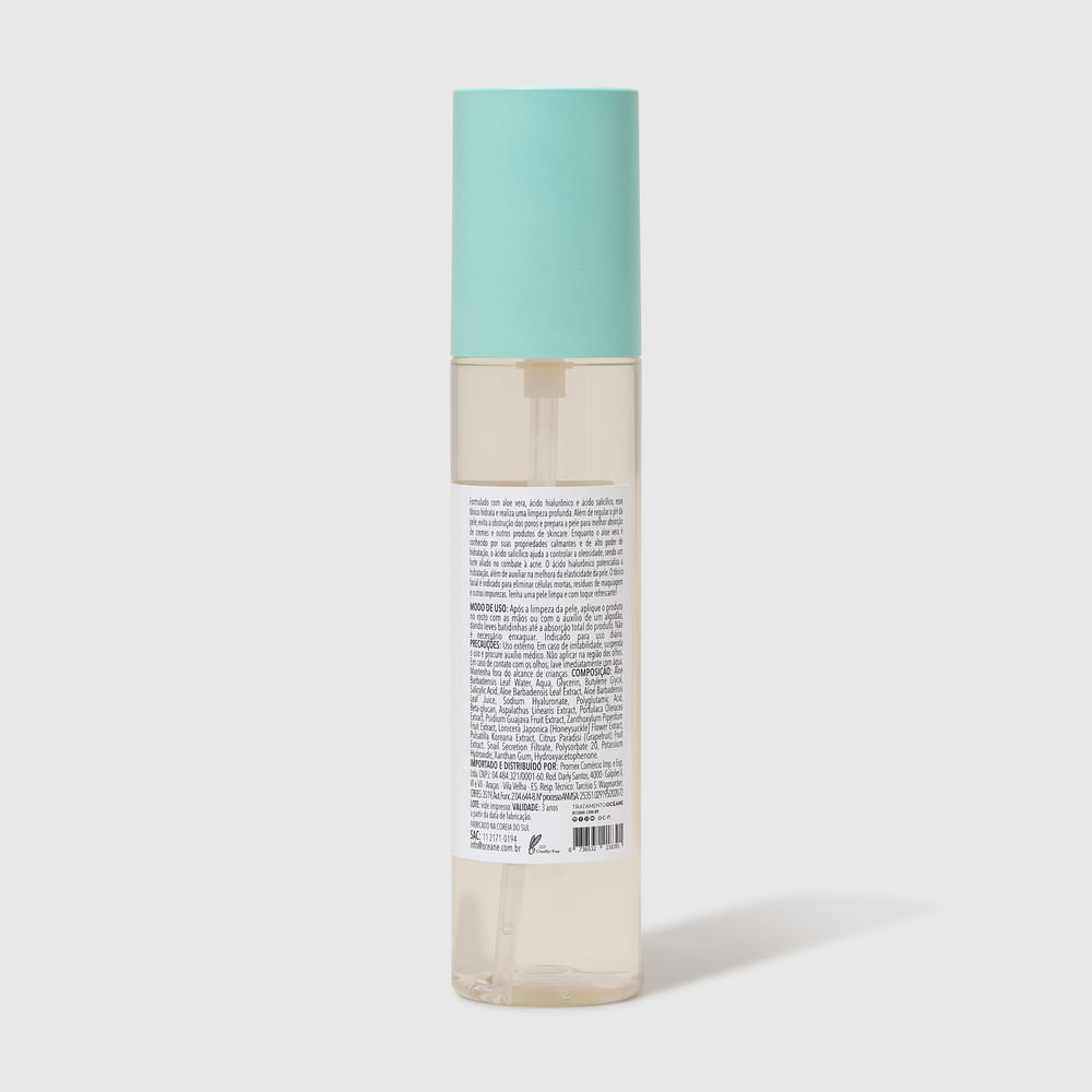 Tônico Facial com Aloe Vera - Aloe Skin Toner 120ml