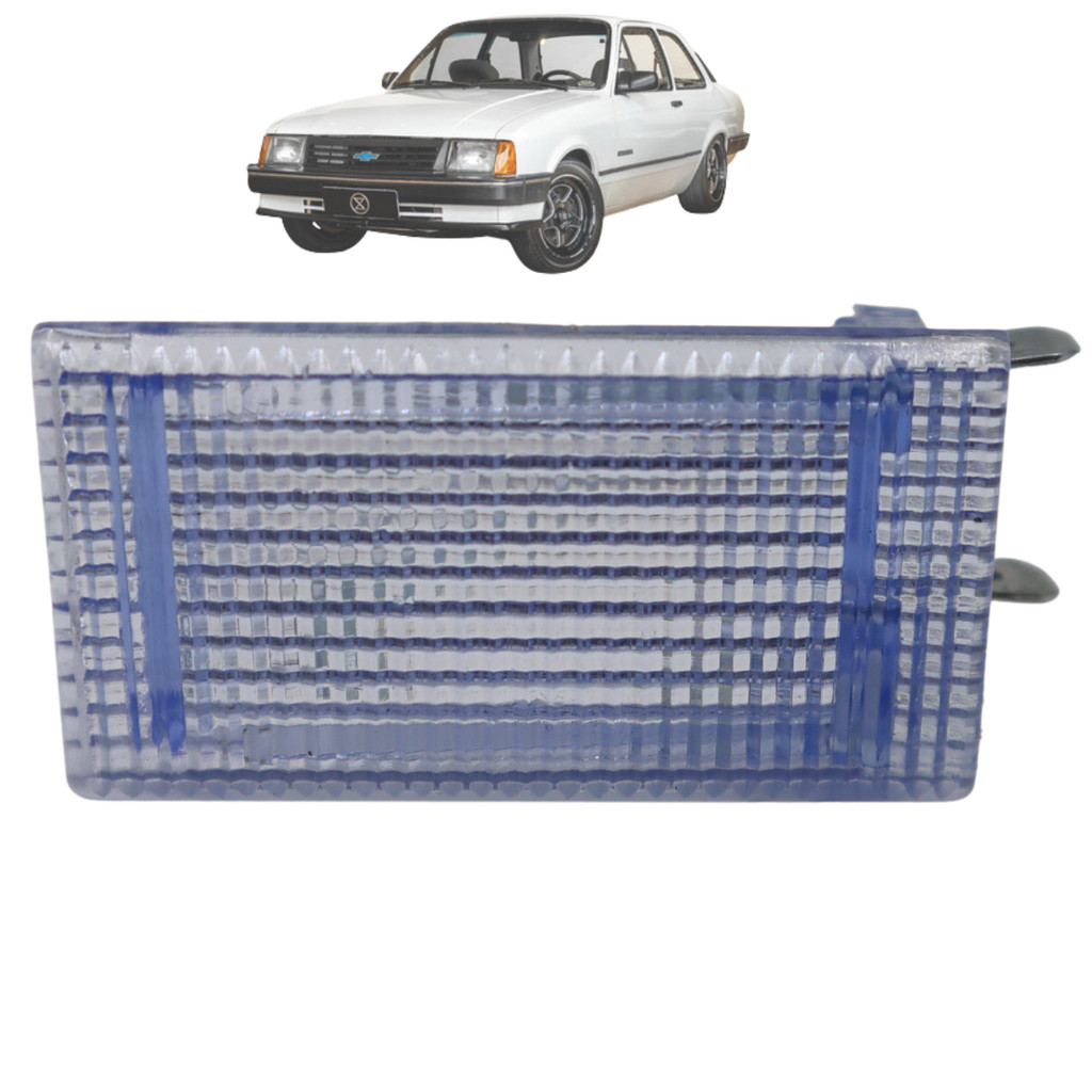 Lanterna Luz Teto Cortesia Porta Malas e Porta Luvas Chevette P/ Lâmpada 10W