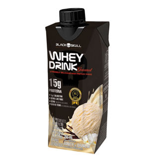Whey Drink Gourmet - Pronto Para Beber - 1 Unid  - Black Skull em Oferta na Shopee