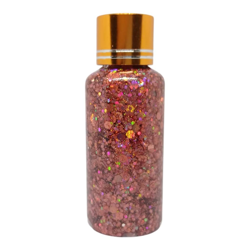 Glitter Flocado Gel Carnaval Maquiagem Cabelo Unha Rosto