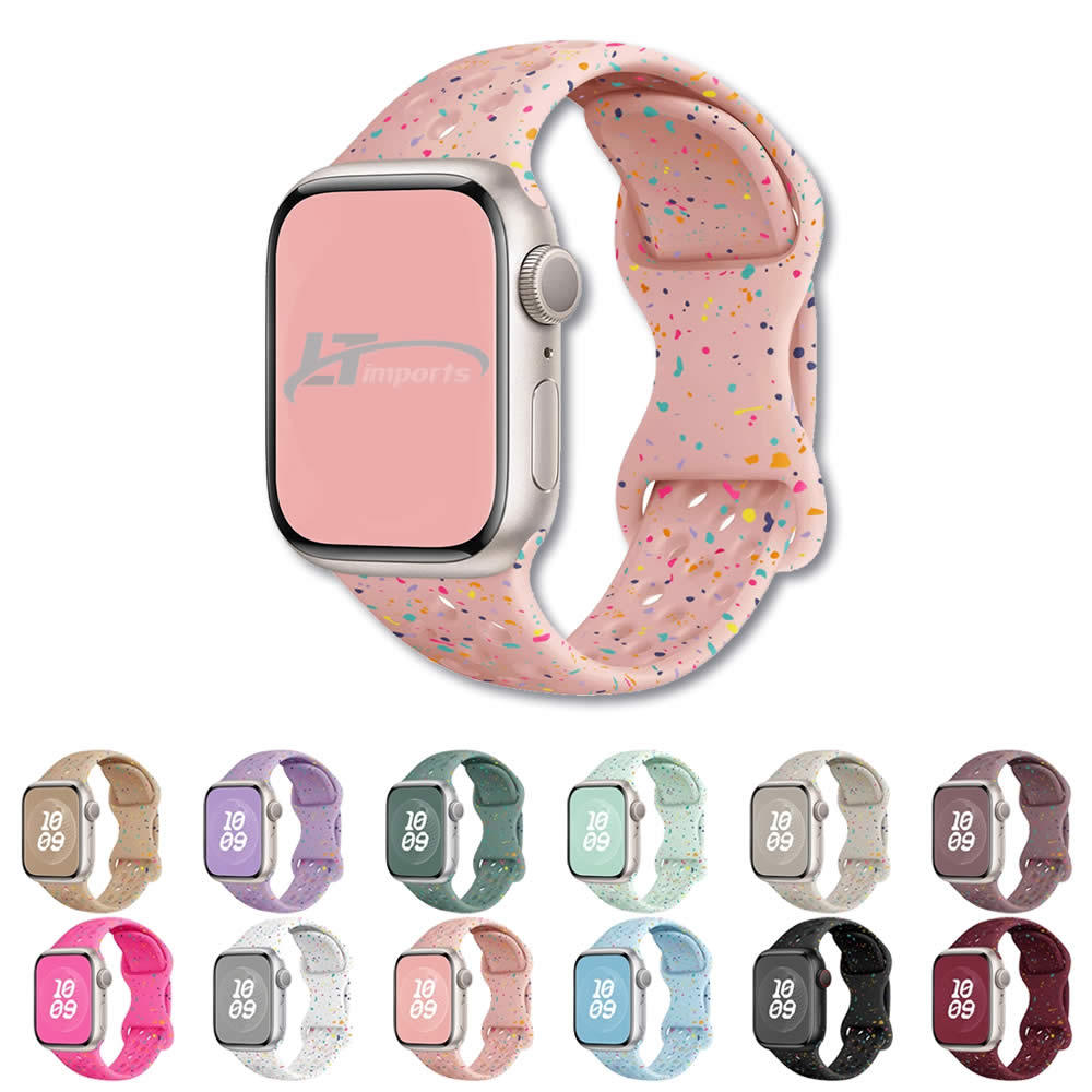 Pulseira Confete LTimports para Apple Watch 42mm Series 11/10, 41mm Series 9/8/7