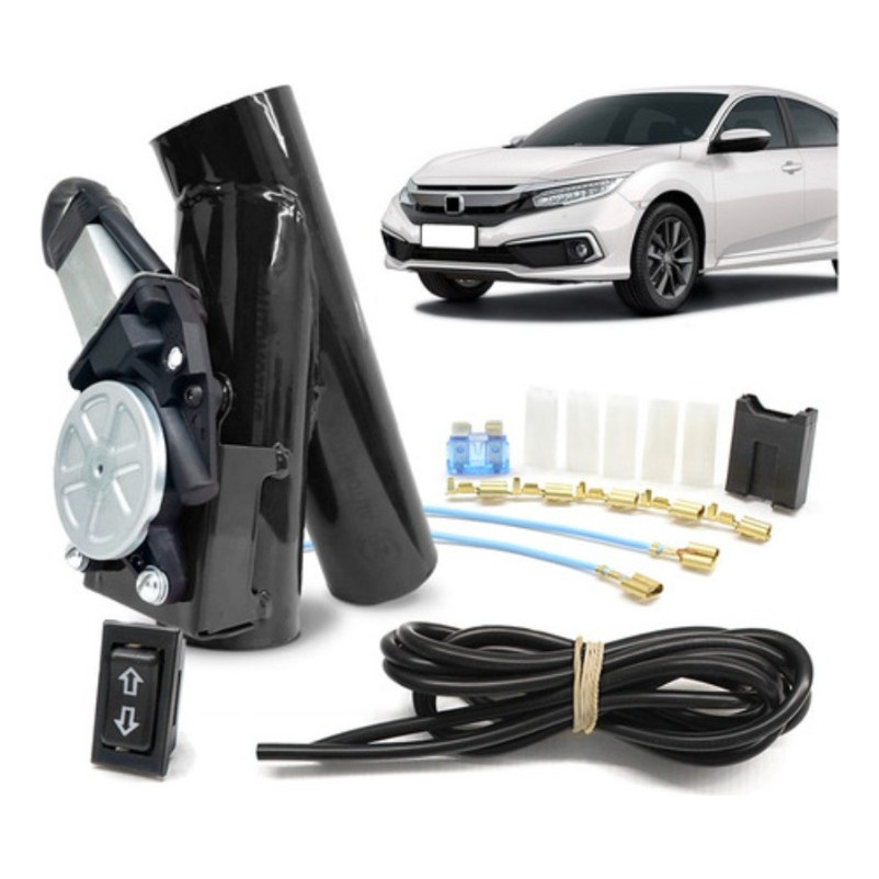 Difusor D Escape Honda Civic G10 Esportivo 2 PLG Botão
