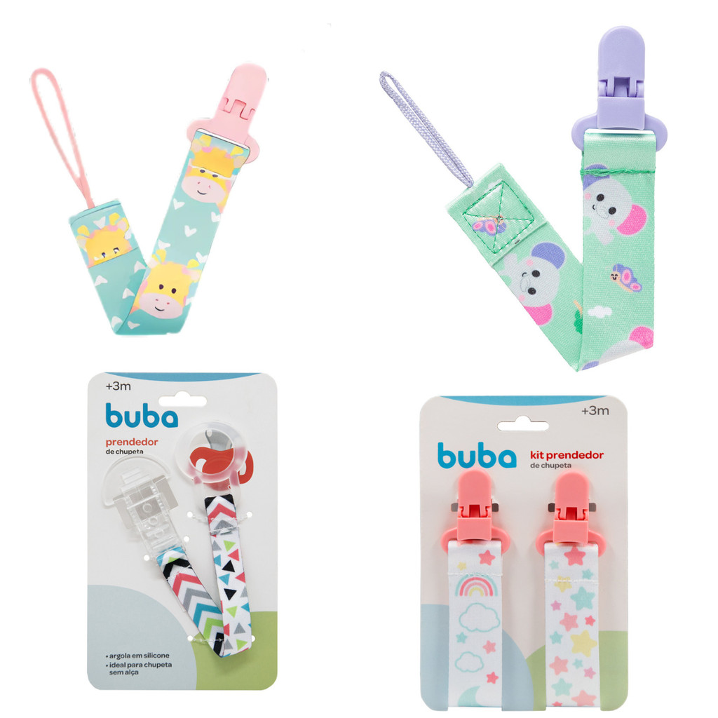 Prendedor de Chupeta com Bico Trava Jacaré – Buba