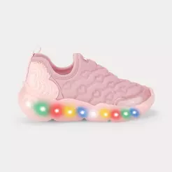 Tênis Infantil de Luz Bibi Roller Celebration 3.0 Rosa