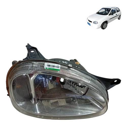 Farol Lado Direito Chevrolet Gm Corsa Wind 1994 1998 Direito/passageiro