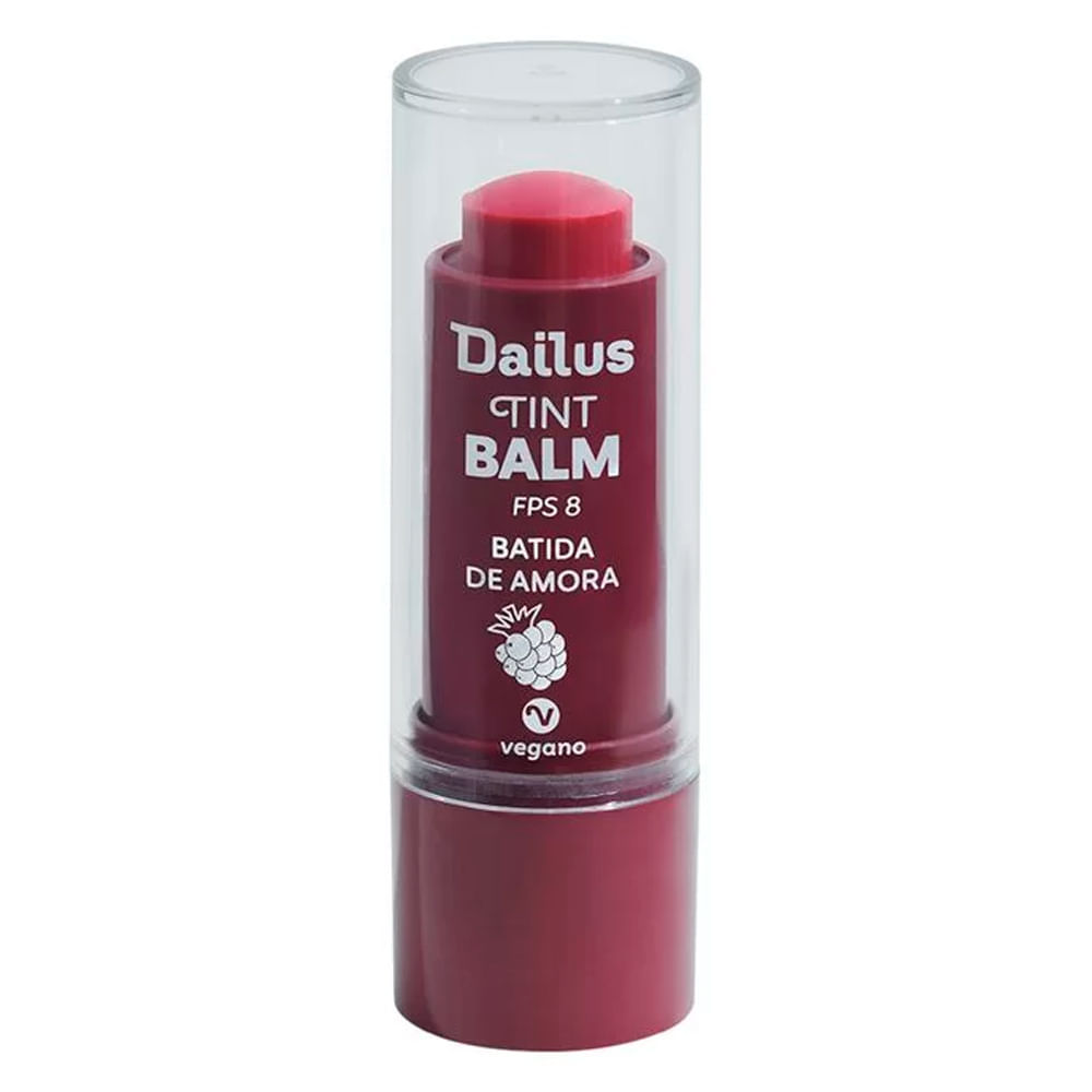 Hidratante Labial Dailus Tint Balm Batida De Amora em Oferta na Shopee