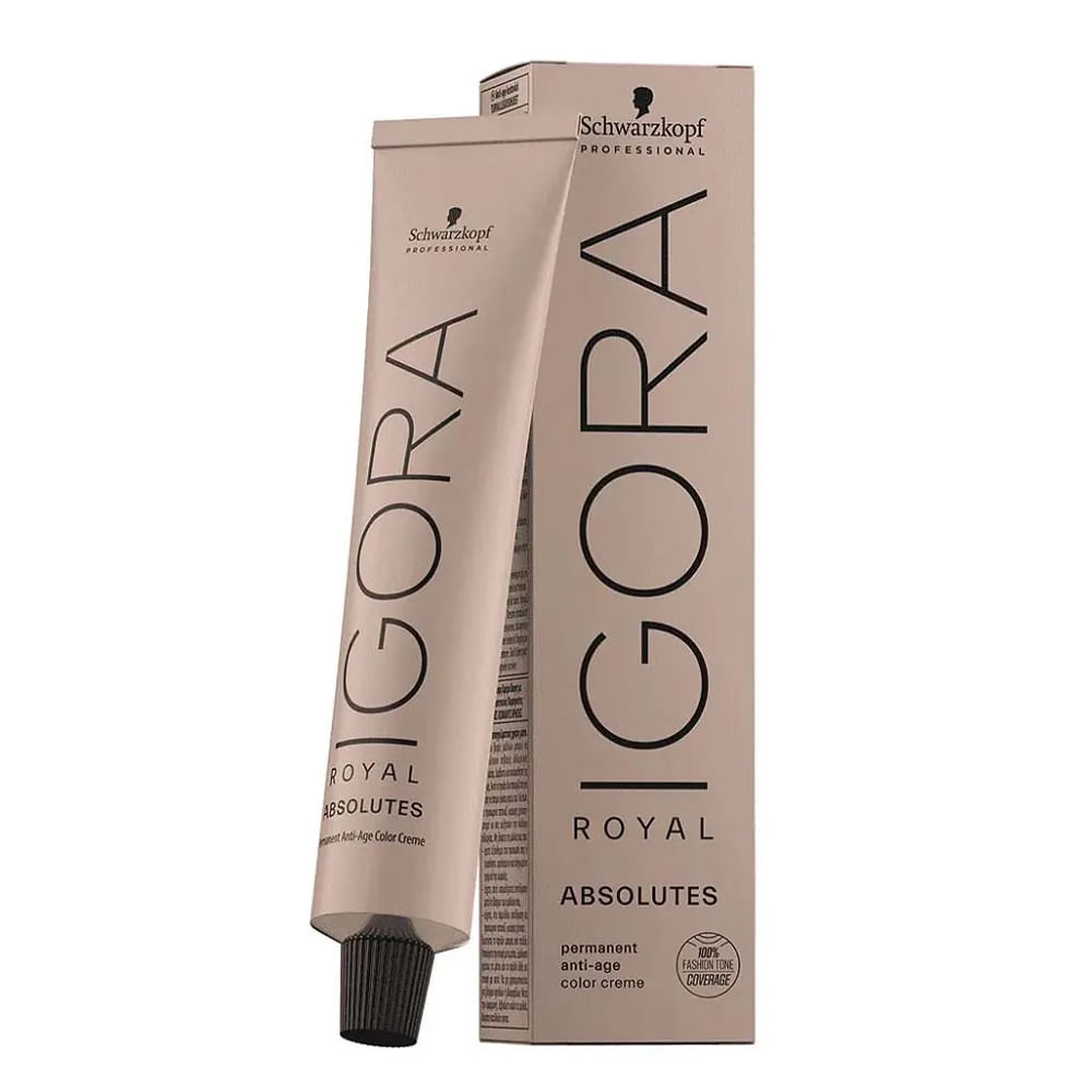 Tinta Profissional Igora Absolutes Louro Claro Dourado 8.50 em Oferta na Shopee