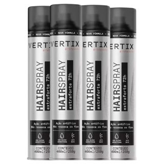 Kit Hair Spray Fixador Vertix Extra Forte 400ml - 4 Unidades em Oferta na Shopee