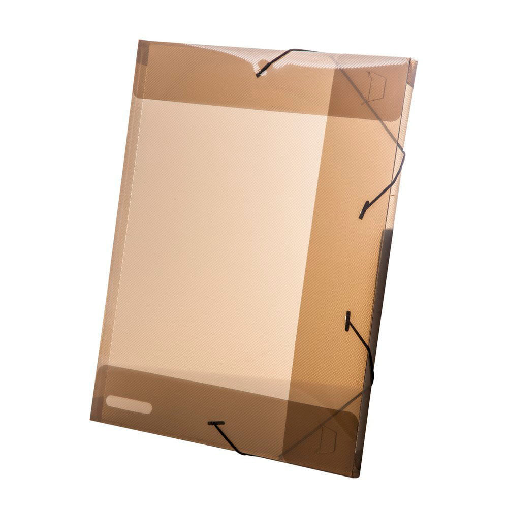 Pasta Aba Elástico Dello Line Lombo 2cm Fumê 33,5x23,5cm em Oferta na Shopee