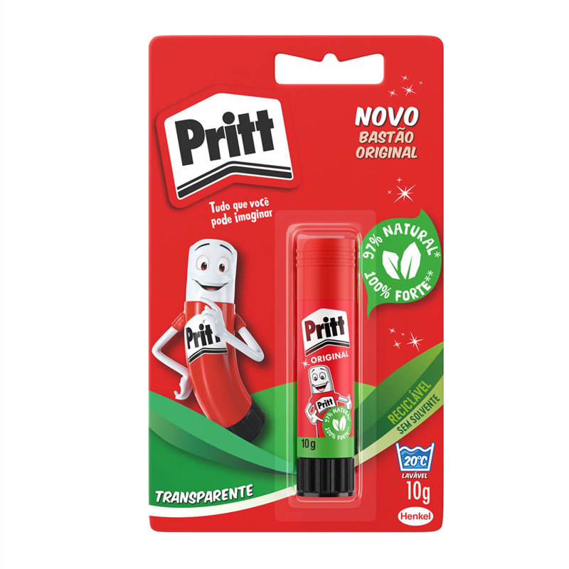 Cola bastão Pritt 10g Blister Henkel em Oferta na Shopee