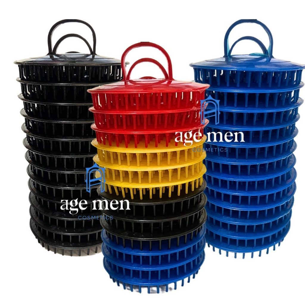 Escova Pata Pata Redonda 24 Uni Cabelo Pente Barbearia em Oferta na Shopee