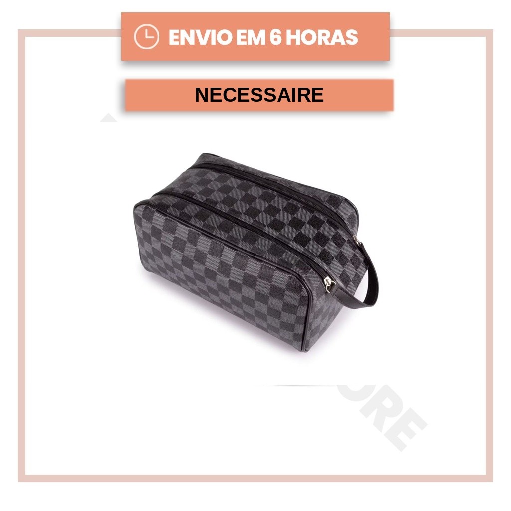 Necessaire Unissex, bolsa de viagem necessaire grande porta maquiagem porta chuteira
