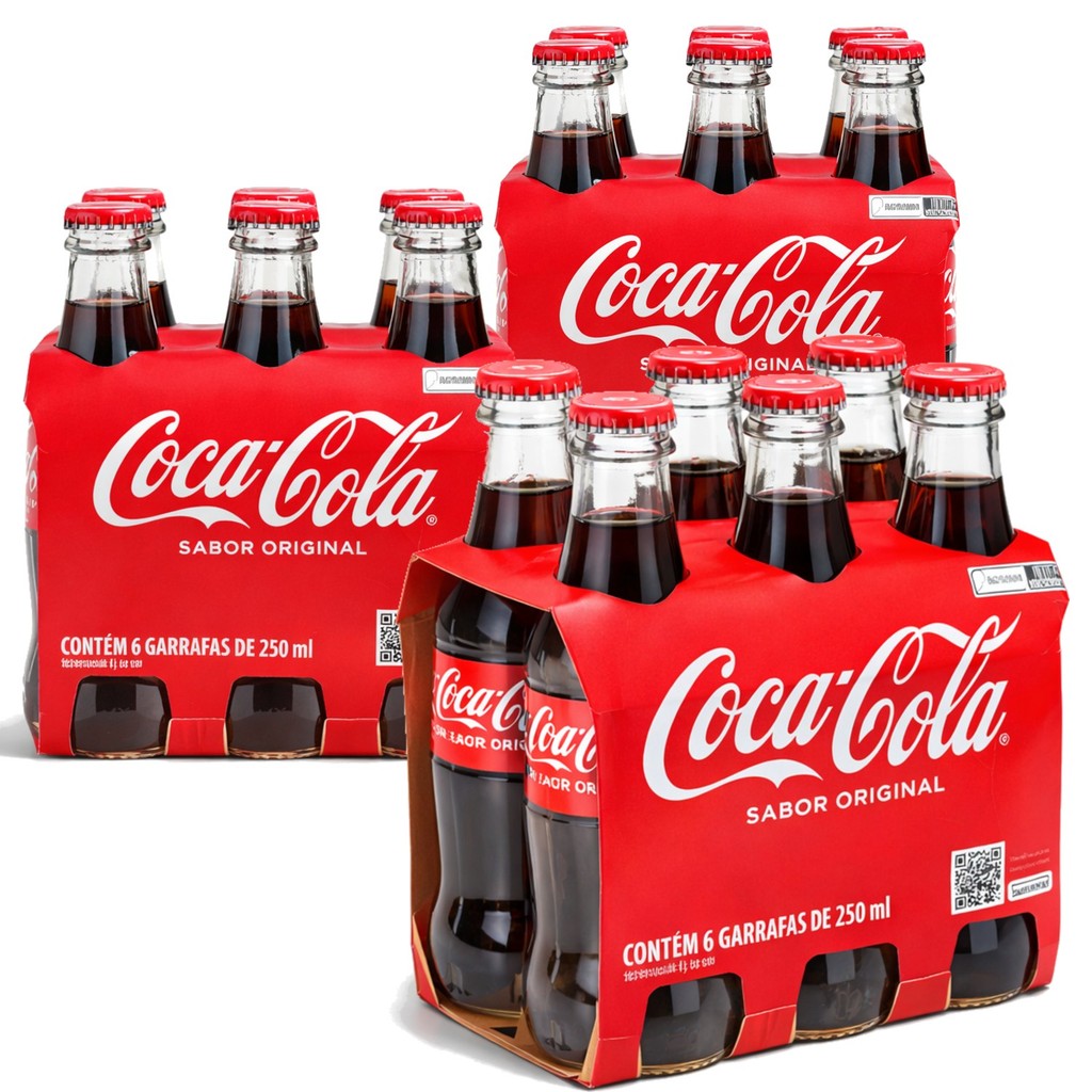 Kit 18 Coca Original Vidro 250ml