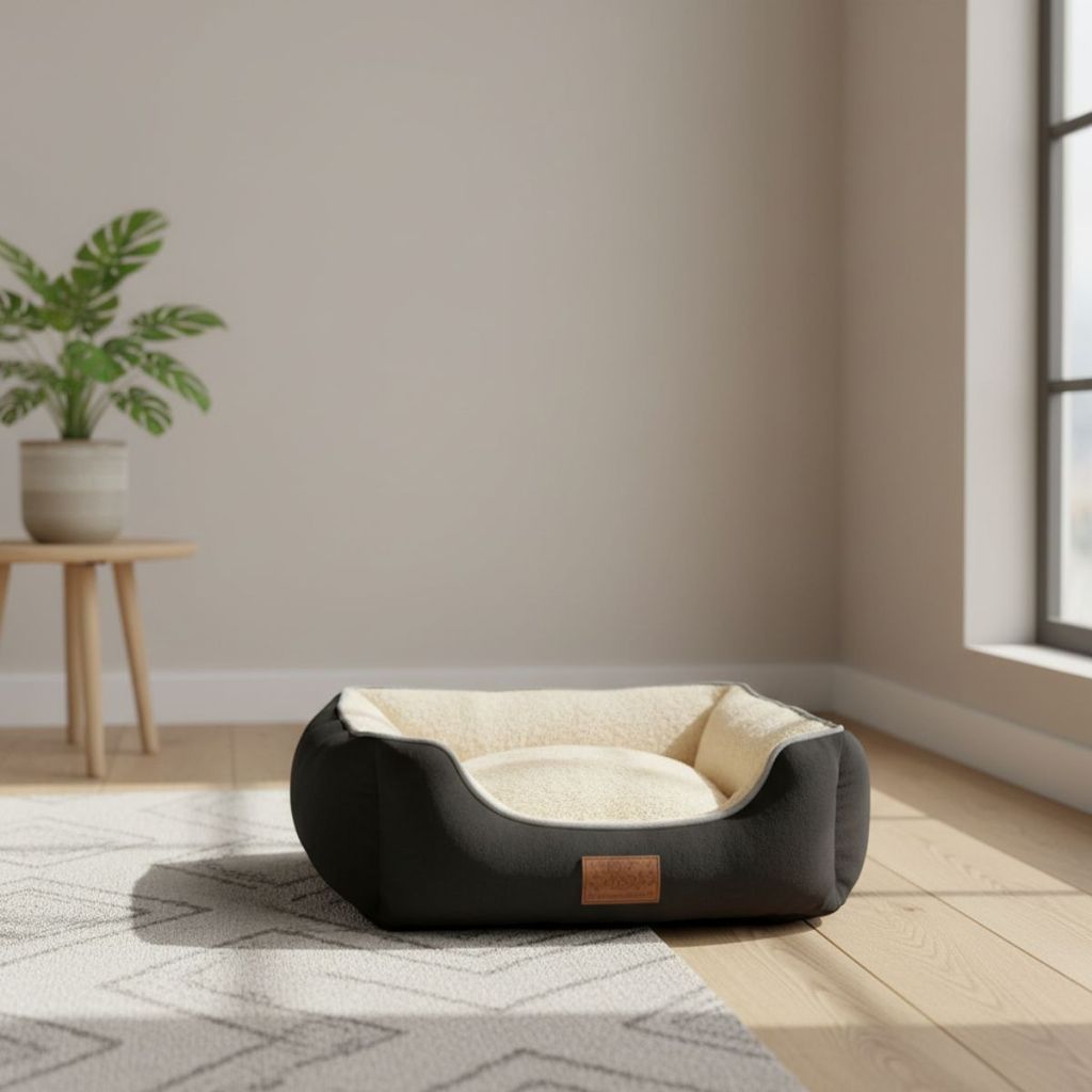 Cama Luxo 65x55 Cão Gato Lavável Antiestresse Lovely Vibe