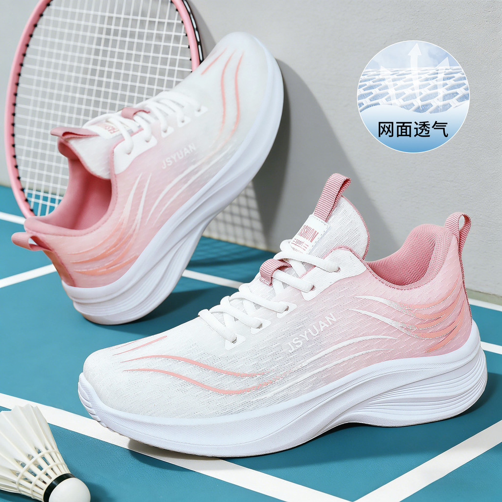 Tênis esportivos leves de primavera para mulheres, tênis de corrida respiráveis, tênis casuais femininos da moda, tênis 