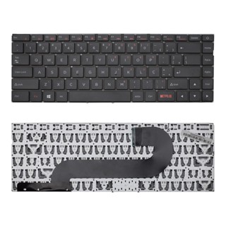 Teclado para Notebook Positivo Motion C4500C ABNT2 - Botão Netflix em Oferta na Shopee