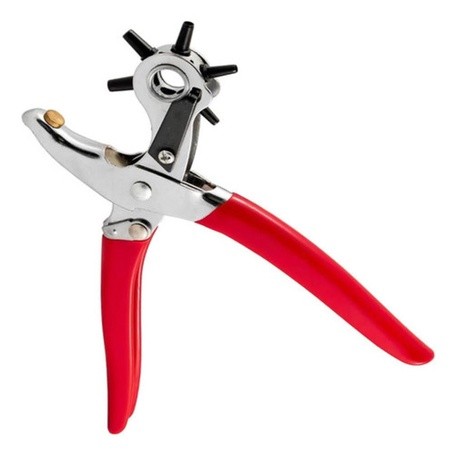 Alicate Furador Vazador Chinelo Couro Cinto Eva Papel 6 Furos em Oferta na Shopee