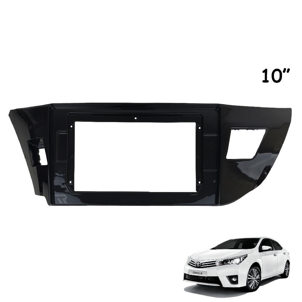 Moldura Painel Central Multimidia 10 Polegadas Toyota Corolla GLI 2014 a 2017