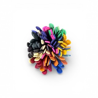 Palito de Picolé Colorido Para Artesanato Sorvete e Decoração Ponta Redonda