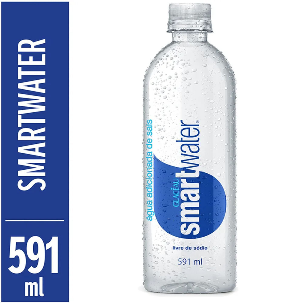 Água Mineral Smartwater 591ml em Oferta na Shopee