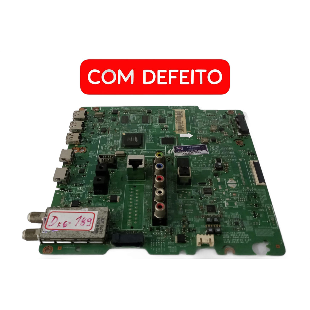 Placa Principal un40f6400ag un40f6400 (com defeito)