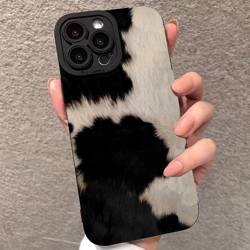 Capa De Telefone Padrão De Vaca Para Samsung A56 5G Galaxy A55 A54 A53 A36 A26 A16 S26 Ultra S25 Plus S24 FE S23 S22