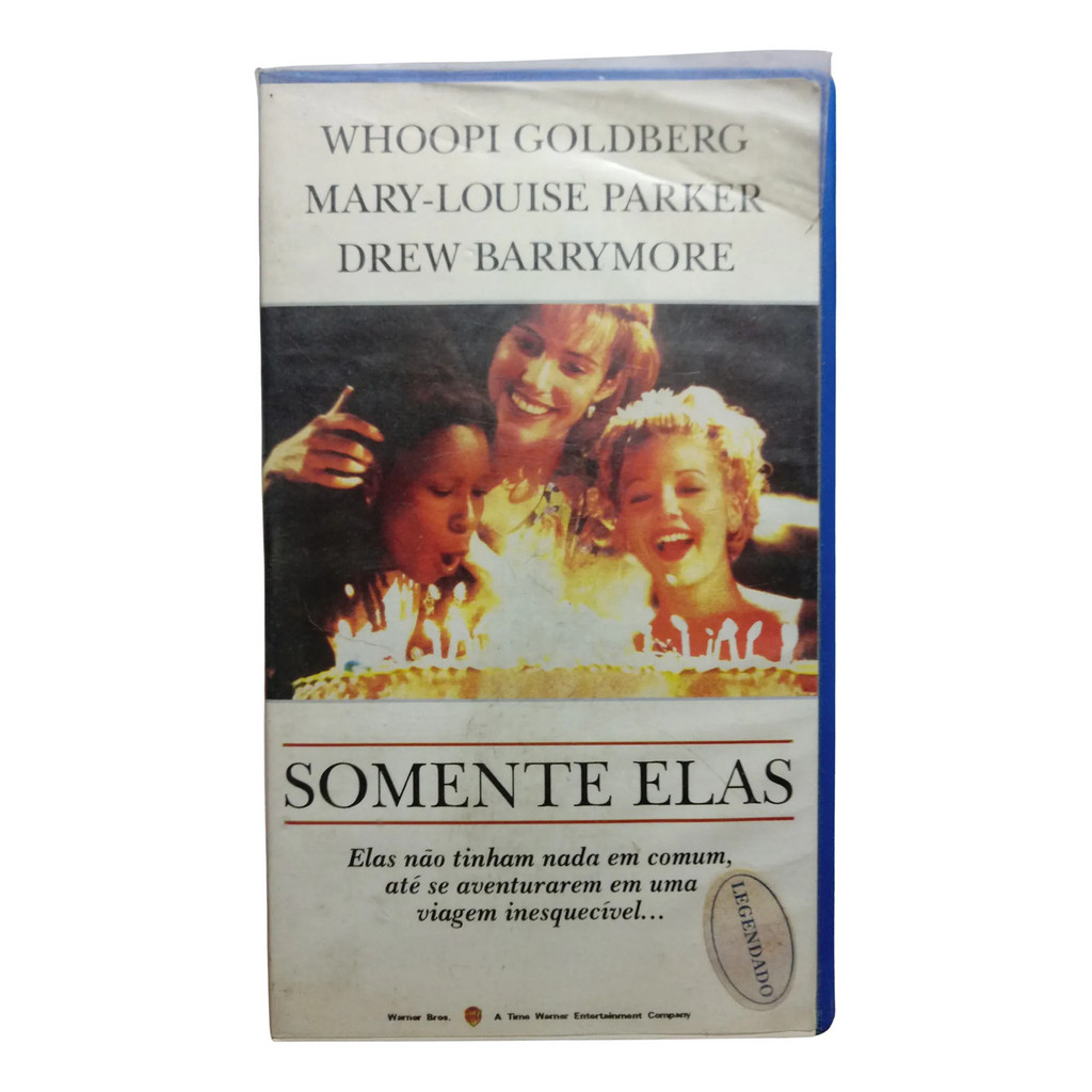 Vhs Somente Elas - Whoopi Goldberg - Drew Barrymore -james Remar
