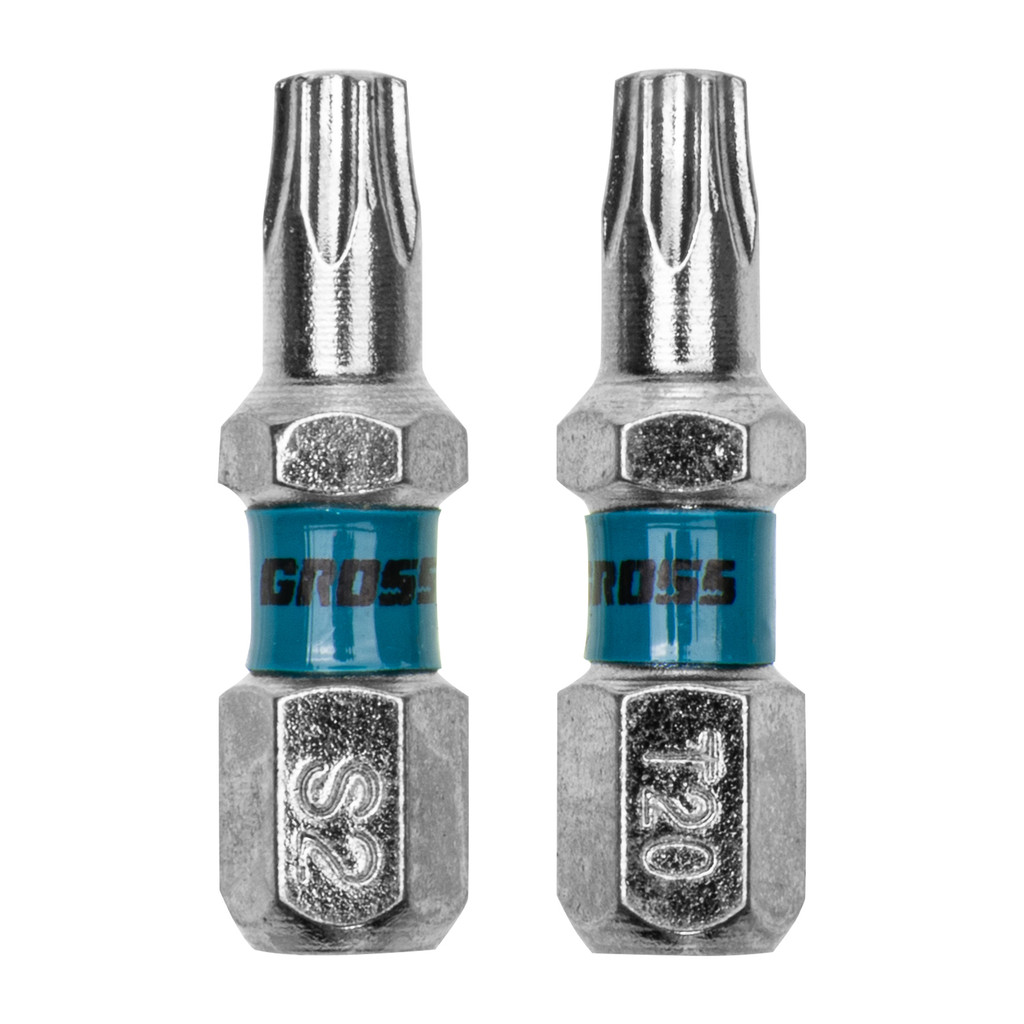 BITS TORX T20 ACO CROMO MOLIBDENIO 25MM 2PCS GROSS em Oferta na Shopee