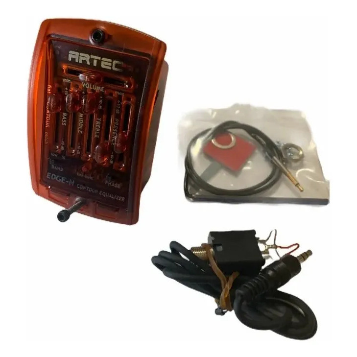 Pré Amplificador Para Violão Aço 4 Bandas Artec Edge-nsf607 twr