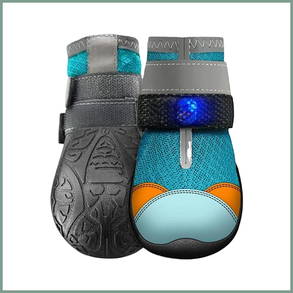 Sapatos Para Cães Fora Antiderrapante Bota Ajustável LED De Cachorro Pequenos Filhote Gatinho Verão Ao Ar Livre sehbr