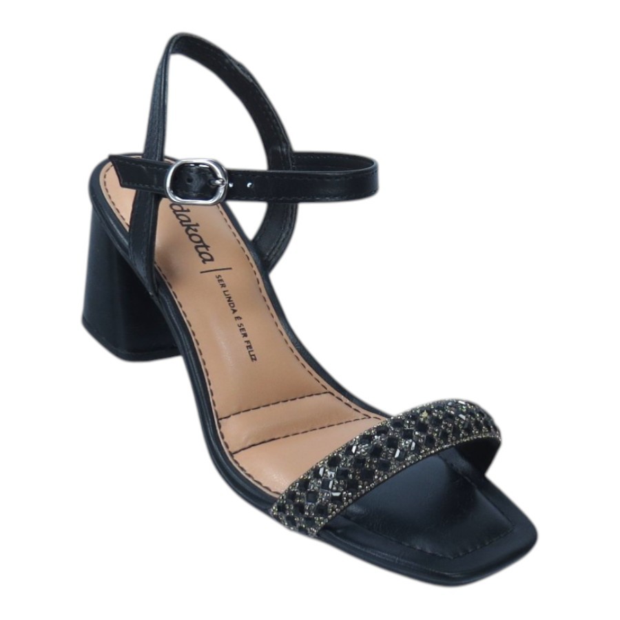 Sandália Feminina Dakota Salto Bloco Y9764