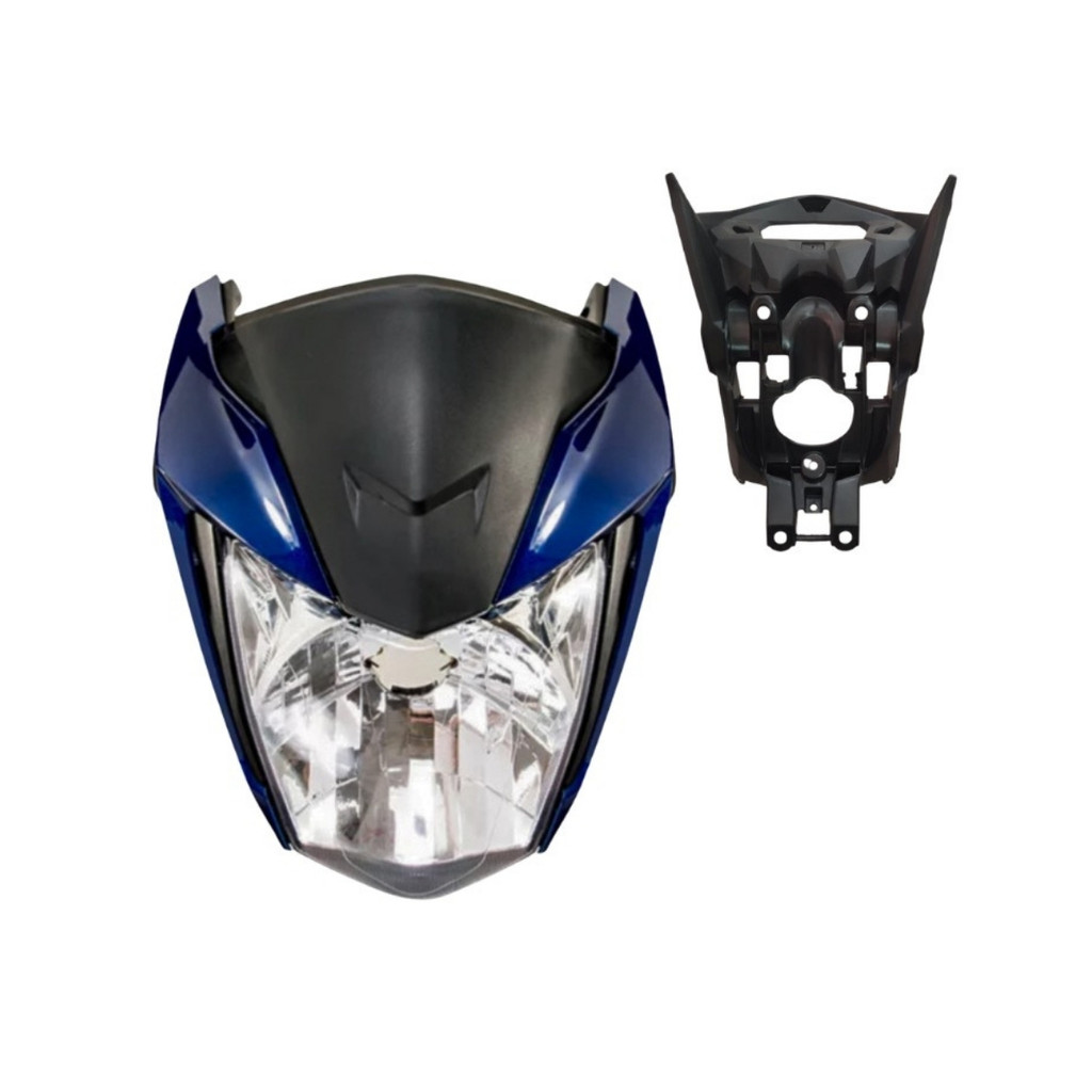 Imagem Kit Farol Completo + Aranha Moto CG Titan 160 Anos 2022 Até 2024