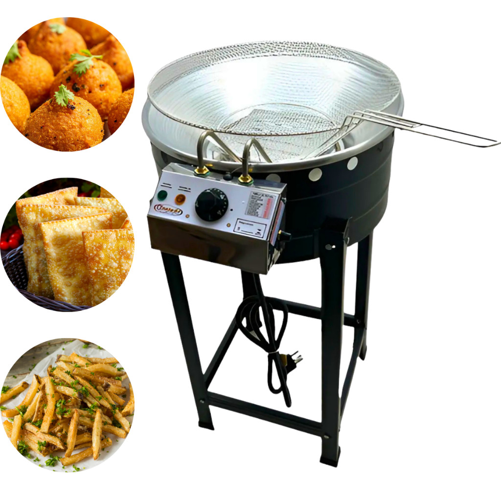 Fritadeira Eletrica 19 Litros Tacho Fritador Pastel 127V/220V