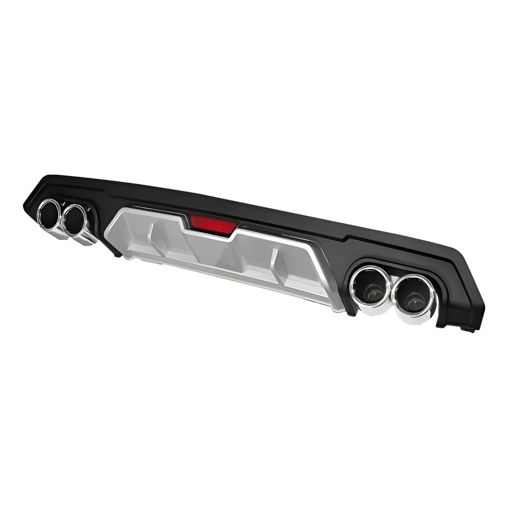 Difusor Traseiro Com Ponteira Fake Civic G10 2017 A 2021